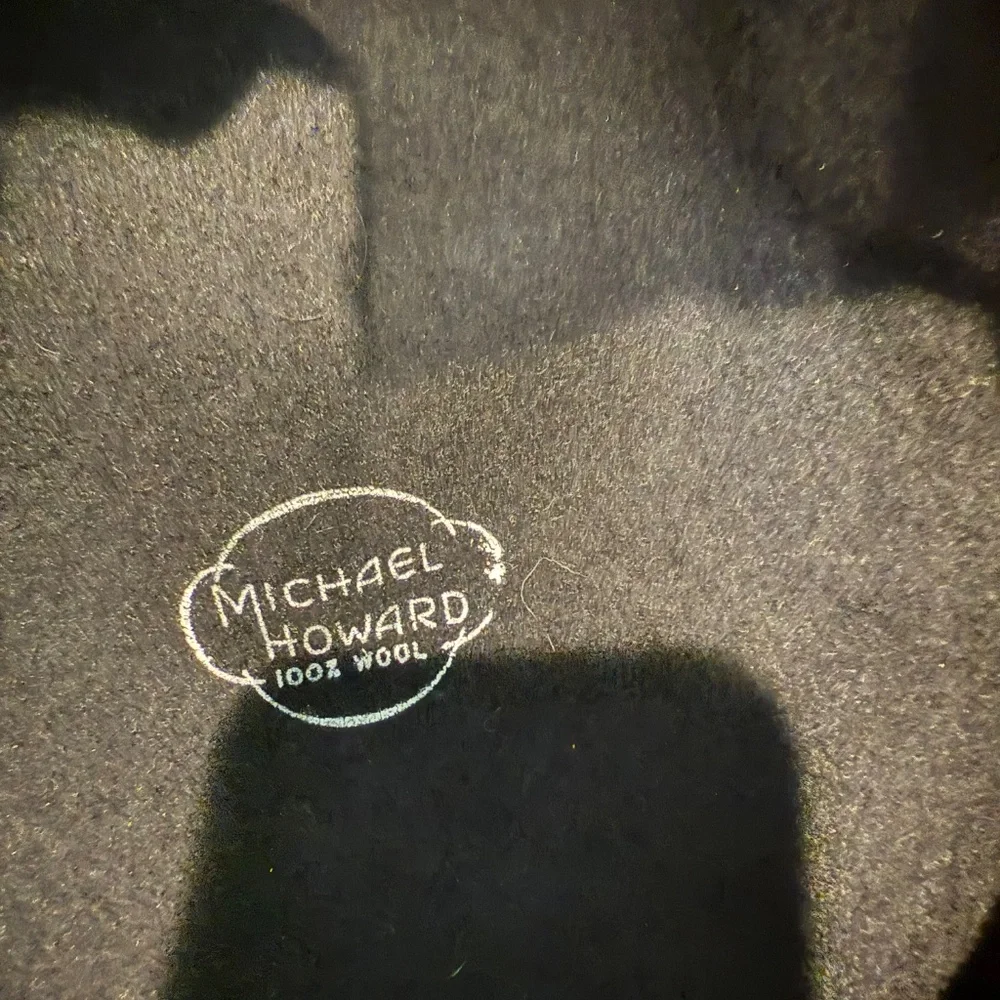 Vintage wool felt hat with bow detail - Picture 5 of 6